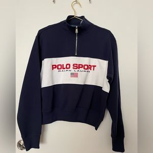 NWOT Polo Ralph Lauren half zip sweatshirt M